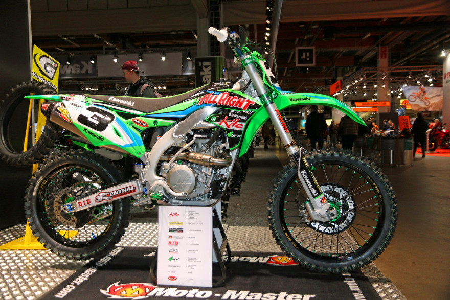 AllRight-varusteltu Kawasaki KX450F.