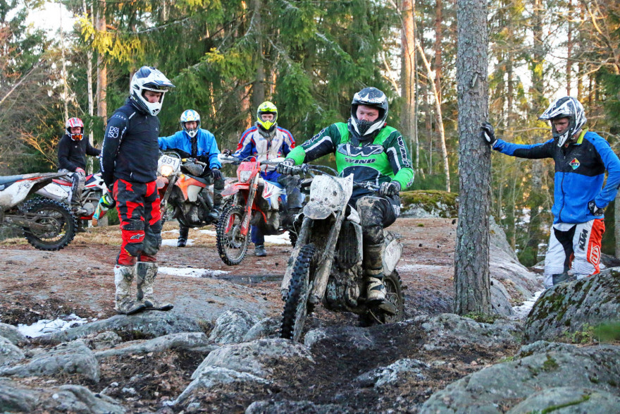 Niko Aitta, Jiri Leino, enduro