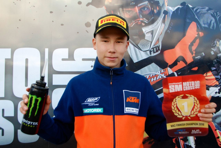 Kim Savaste voitti MX2:n Suomen mestaruuden ja MXJ:n Suomen Cupin.