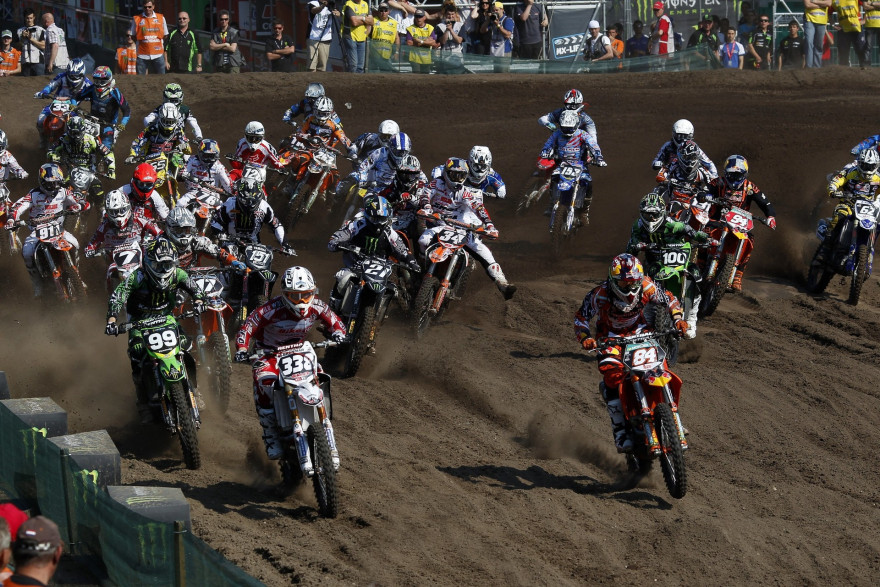 Viime vuoden MX2-startti Valkenswaardista.