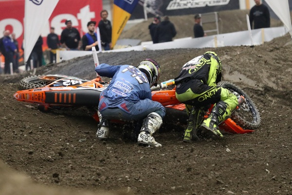 Jere Haavisto kolaroi perjantain ensimmäisessä finaalissa. Kuva: Jani Hovi / Xracing