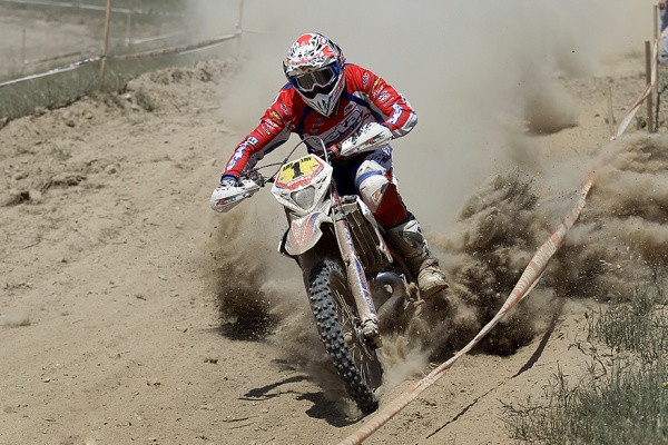 Steve Holcombe ajoi eniten pohja-aikoja EnduroGP-luokassa kaudella 2018. Kuva: Kari Salminen