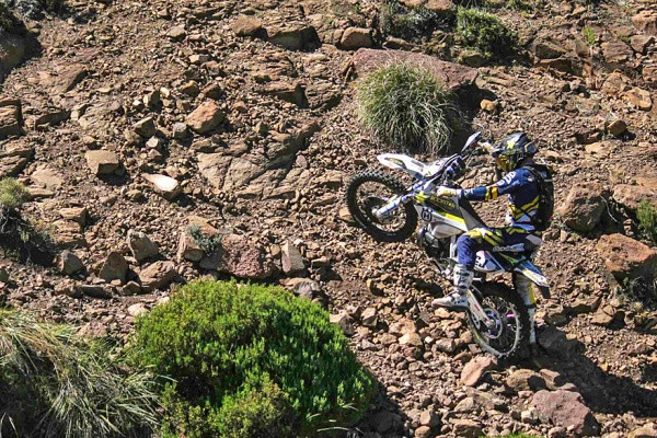 Roof of Africa -kilpailu kaasuteltiin kolmen päivän mittaisena. Kuva: Husqvarna