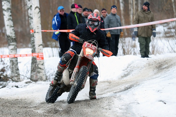 Jiri Leinon menoa Leppäkosken maastokokeella. Kuva: Jani Hovi / Xracing