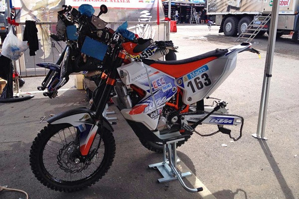 Molander starttaa Dakar -ralliin numerolla 163.