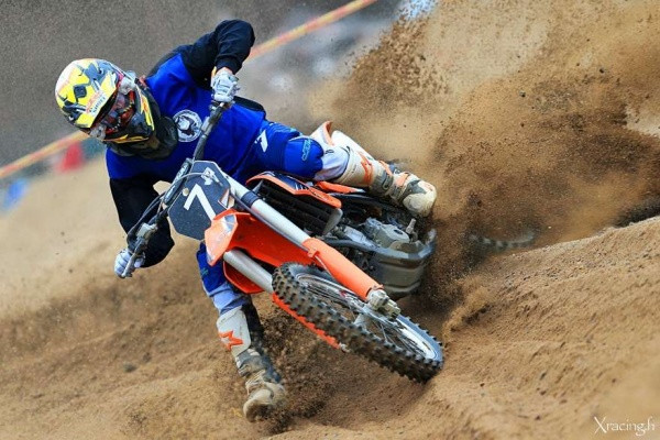 Miro Sihvonen edustaa viime vuoden tapaan Vantaan moottorikerhon joukkuetta SM-kerhojoukkuekilpailussa. Kuva: Jani Hovi / Xracing