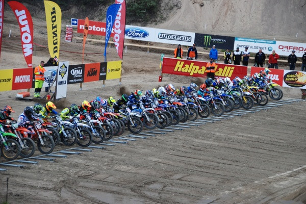 Motocrossin SM-sarja jatkui Siilinjärvellä. Kuva: SM-motocross tiedotus