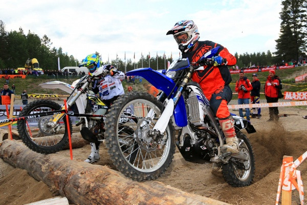 Matti Seistola (8) oli nopein suomalainen Heinolan MM-enduron supertestillä. Kuva: Jani Hovi / Xracing