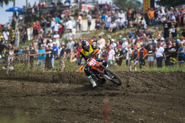 Erki Kahro ajoi MX1-luokan voittoon Karkkilassa. Kuva: Antti Peltola