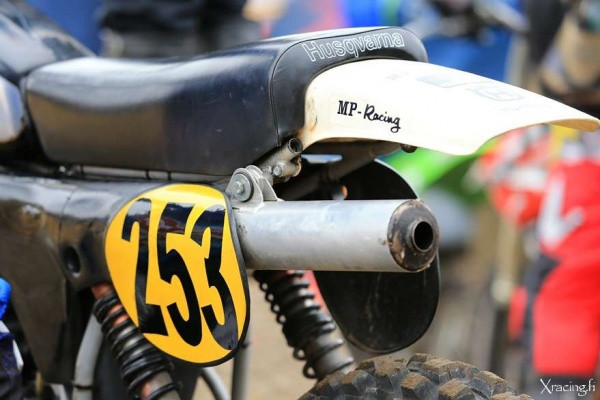 Sipoossa ajettiin myös classicmotocrossin kilpailu.
