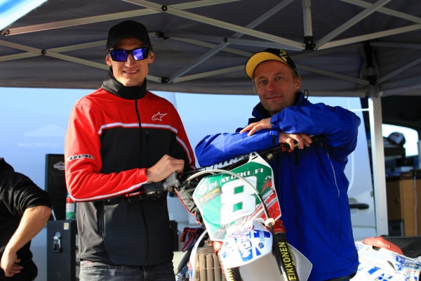 Sami Hyypiä on tuttu näky motocross varikoilla.