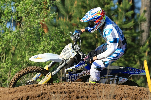 Erki Kahro nähdään mukana Orimattilassa MX2 -luokan SM-motocrossissa. Kuva: Jani Hovi / Xracing