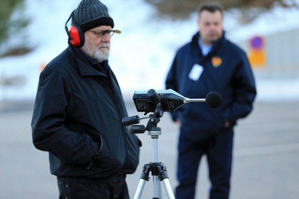 Äänen mittauksessa oli kuhinaa...