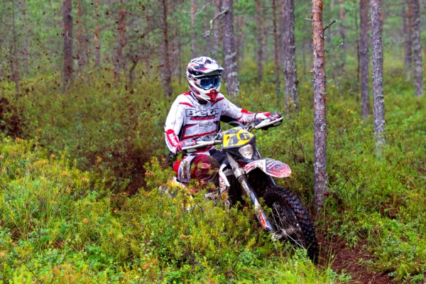 Johannes Salminen ajoi nuorten SM-sarjassa pronssille