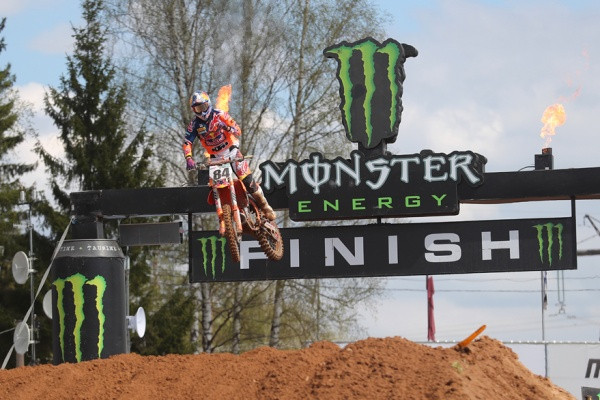 Jeffrey Herlings otti uransa ensimmäisen GP-voiton MXGP-luokassa. Kuva: Jani Hovi / Xracing