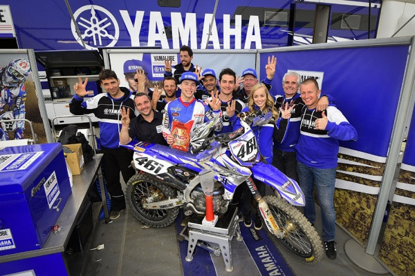 Romain Fevbre nousi MXGP -luokan pistekärkeen. Kuva: Yamaha