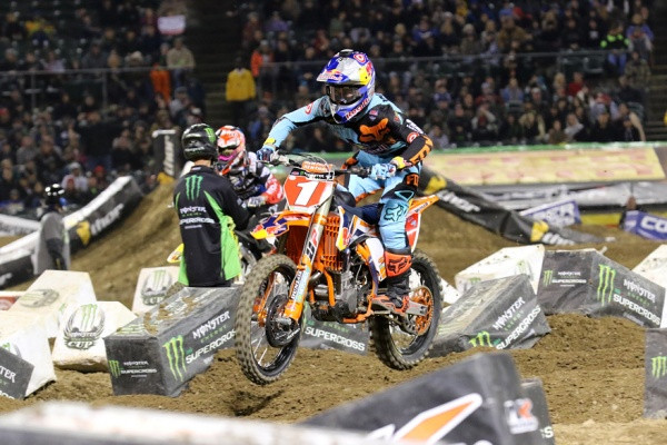 Ryan Dungey on ollut muille liian nopea kolmessa edellisessä kilpailussa. Kuva: Jani Hovi / Xracing