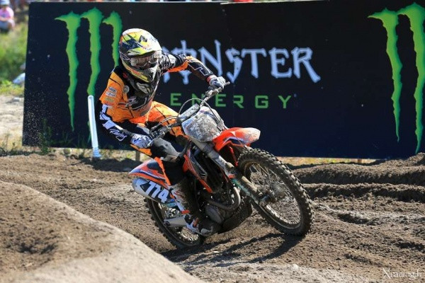 Miro Sihvonen ajaa EM-sarjassa tulevalla kaudella Diga Racing -tiimin väreissä KTM:llä. Kuva: Jani Hovi / Xracing