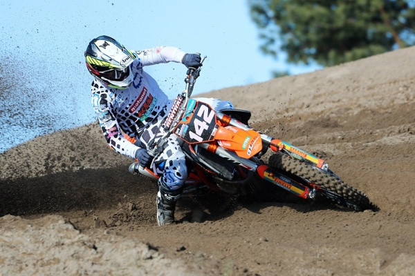 Jere Haavisto tulee Karkkilaan MX2-luokan sarjakärjessä. Kuva: Jani Hovi / Xracing