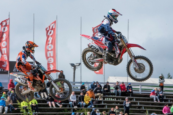 Weckmanin lentoa Siilinjärvellä. Kuva: Team Manninen Bros. Honda tiedotus