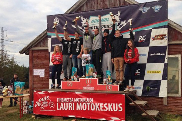 Sivuvaunujen podium.