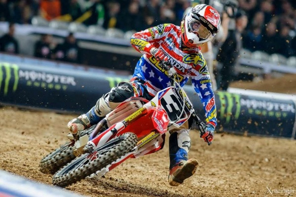 Eli Tomac otti tuplavoitot kauden avauksesta. Kuva: Monster Energy / Nuno Laranjeira