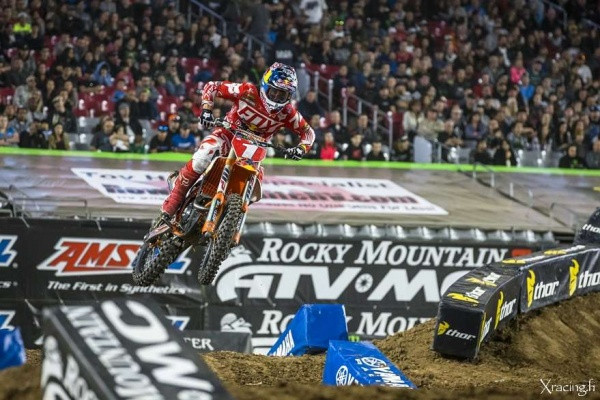Ryan Dungey varmisti mestaruuden ennen kauden päätöskilpailua. Kuva: Red Bull 