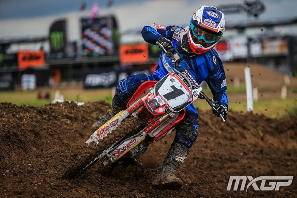 Emil Weckman viihtyi hyvin Englannissa. Kuva: MXGP
