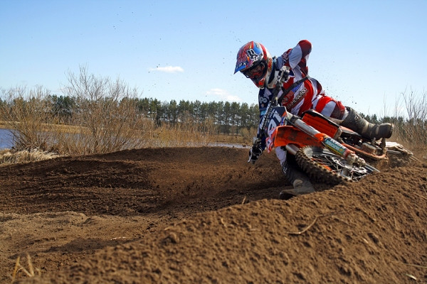 Kimmo Hurri keväisessä Latviassa.