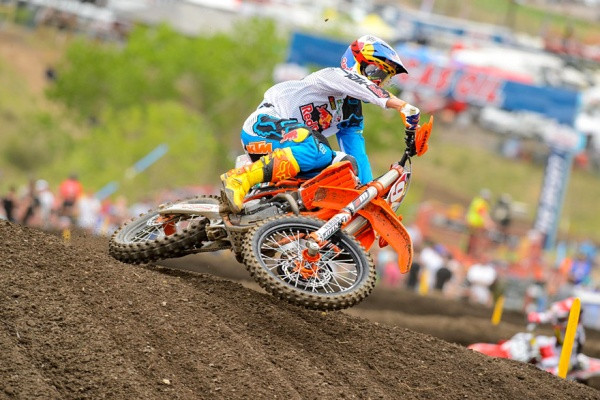 Ken Roczenin vauhtia Thunder Valleyn radalla. Kuva: Simon Cudby / KTM images