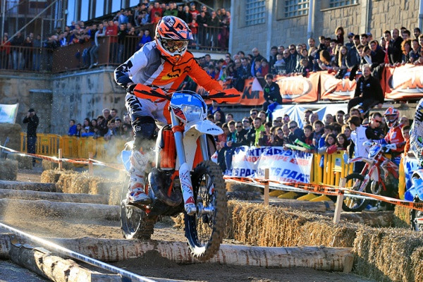 Henri Partin menoa viime vuonna Espanjan MM-enduron supertestillä. Kuva: Jani Hovi / Xracing