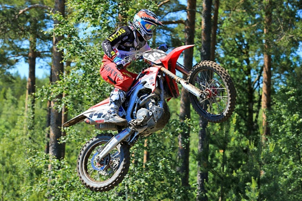 Jere Haavisto ajoi uransa ensimmäiseen MX2 -luokan voittoon. Kuva: Jani Hovi / Xracing