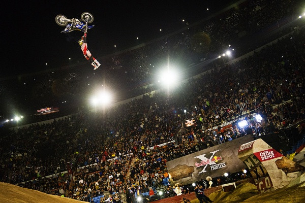 Clinton Moore otti uransa ensimmäisen X-Fighters voiton Meksikosta. Kuva: Red Bull Content Pool