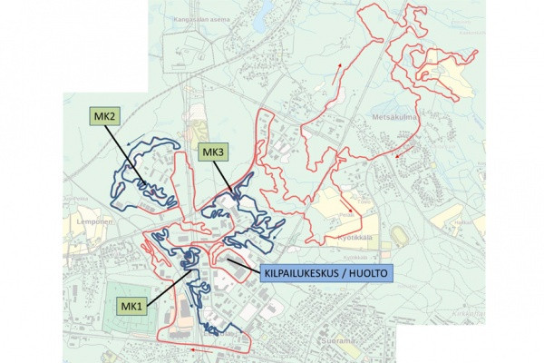 Kilpailun reittiin saattaa tulla vielä pieniä muutoksia