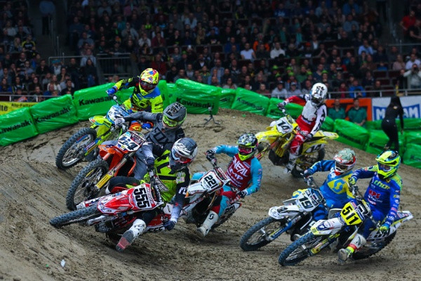 Saksan SX-sarjan kauden viimeinen kilpailu kaasutellaan Dortmundissa. Kuva: Jan Brucke / Dortmund Supercross