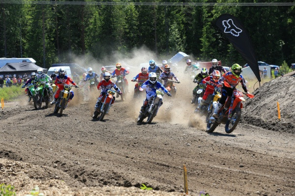 MX1 -luokan startti Raumalta. Kuva: Jani Hovi / Xracing