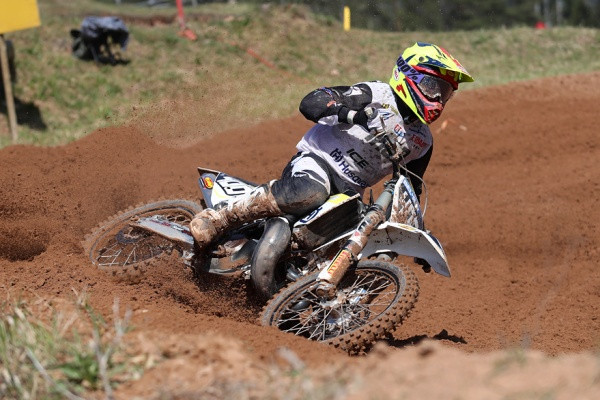 Jami Numminen vauhdissa EMX250-luokan ensimmäisessä erässä. Kuva: Jani Hovi / Xracing