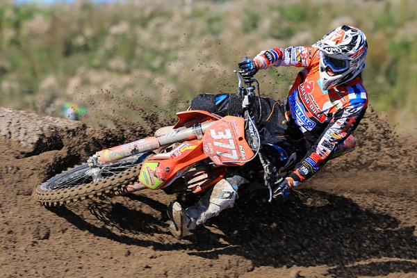 Henric Stigell oli ylivoimainen MX1 -luokan SM-sarjassa. Kuva: Jani Hovi / Xracing