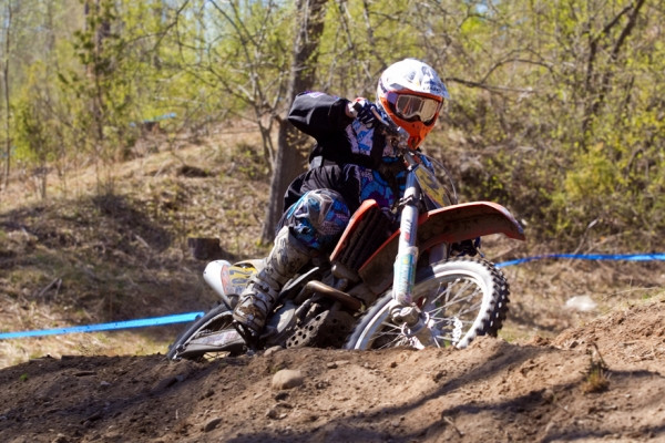 Samuli Aro piti kilpailun nopeinta vauhtia