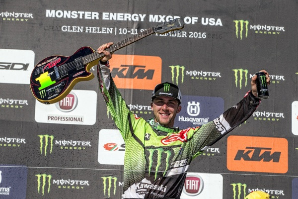 Tomacin tuuletusta Glen Helenissä. Kuva: Monster Energy