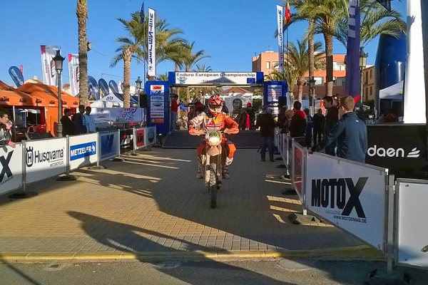 Henri Partti ajoi uransa ensimmäisen EM-enduron.