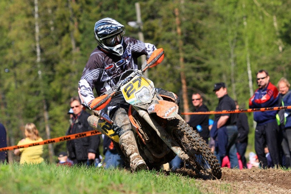 Roni Nikander ajoi tänään kolmanneksi.