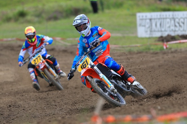 Aki Manninen nousi MX1-luokan SM-pisteissä johtoon. Kuva: Jani Hovi / Xracing
