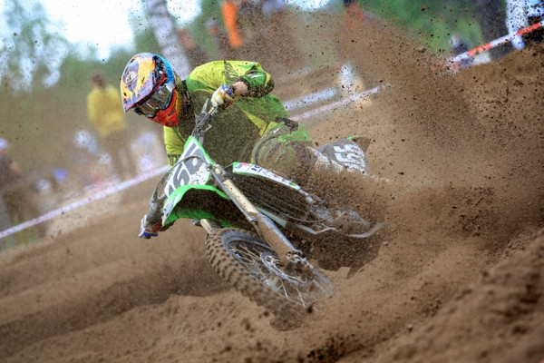 Tuukka Tamminen ajoi MX B-luokan ensimmäisen erän voittoon.