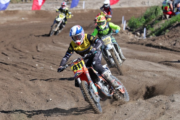 Erki Kahro otti Hyvinkäällä molempien MX1-luokan SM-erien voitot. Kuva: Jani Hovi / Xracing
