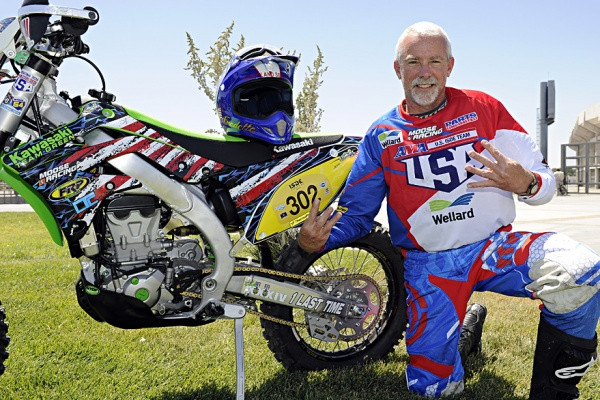 Kotkan Six Days Endurossa suomalaisen Jarkko Vainion joukkuekaverinakin ajaneen Jeff Fredetten 34. Six Days Enduro käynnistyy Argentiinassa. Kuva: FIM