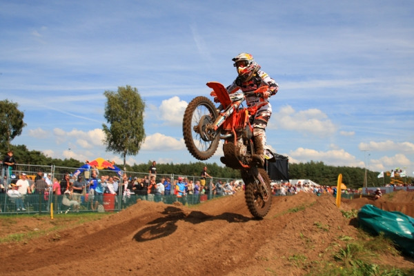 Max Nagl oli nopein MX1-luokan ensimmäisessä erässä.