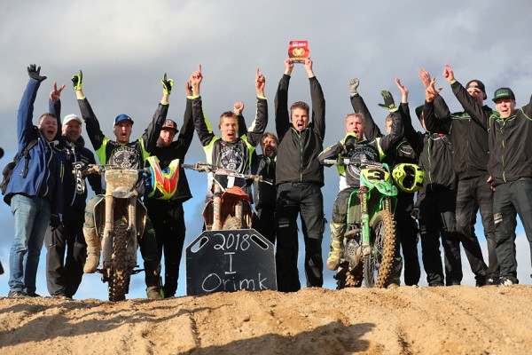2018 motocrossin kerhojoukkueiden Suomen mestarit. Kuva: Jani Hovi / Xracing