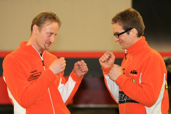 Heikki Timonen ja Oskari Kantonen kohtaavat viikonloppuna lumispoorissa.