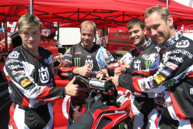 Matthew Phillips (vas.), Juha Salminen, Lorenzo Santolino ja Matti Seistola.